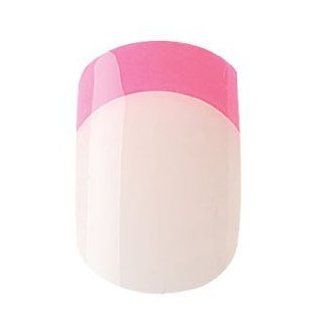 Cala French Neon Medium Length Chip Proof Fake Nails 24 pcs Nail File, Manicure Stick and Nail Glue Included Neon Pink 88252 : False Nails : Beauty