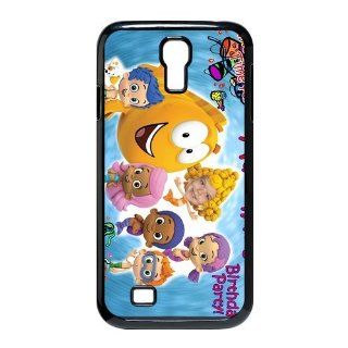 Custom Bubble Guppies Cover Case for Samsung Galaxy S4 I9500 S4 696 Cell Phones & Accessories