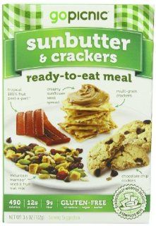 GoPicnic Ready to Eat Meals Sunbutter & Crackers (Pack of 6) : Potato Chips And Crisps : Grocery & Gourmet Food