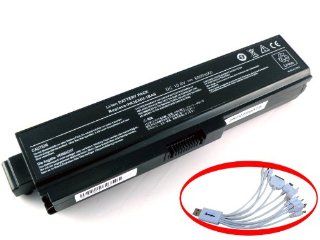 iTEKIRO 8800mAh   95Wh 12 Cell Extended Laptop Notebook Battery for Toshiba Satellite L675 S7018 L675 S7020 L675 S7044 L675 S7048 L675 S7051 L675 S7062 L675 S7108 L675 S7109 L675 S7110 U500 12C U500 176 U500 178 + iTEKIRO 10 in 1 USB Charging Cable Comput