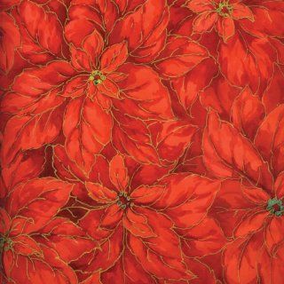 Jillson Roberts Recycled Christmas Flat Gift Wrap, Elegant Poinsettia, 6 Count (XF678) : Gift Wrap Paper : Office Products
