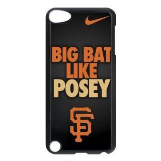 Custom Design ZH 1 Sports MLB San Francisco Giants Buster Posey Black Print Hard Shell Case for iPod Touch 5th: Cell Phones & Accessories