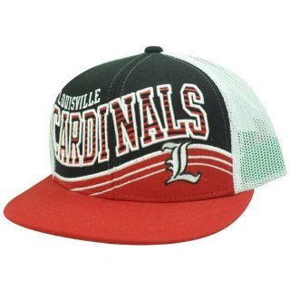 NCAA Louisville Cardinals Mesh Flat Bill Snapback Adjustable Hat Cap Cards : Sports Fan Baseball Caps : Sports & Outdoors