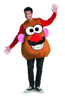 Disguise Men's Mr./Mrs. Potato Head Deluxe Adult, Multi, XL (42 46) Costume Adult Sized Costumes Clothing