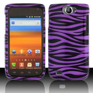 Purple Zebra Stripe Hard Cover Case for Samsung Galaxy Exhibit 4G SGH T679: Cell Phones & Accessories