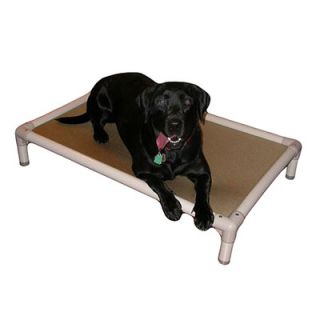 Kuranda USA Standard Elevated Chew Proof Dog Bed in Almond