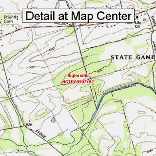 USGS Topographic Quadrangle Map   Biglerville, Pennsylvania (Folded/Waterproof) : Outdoor Recreation Topographic Maps : Sports & Outdoors