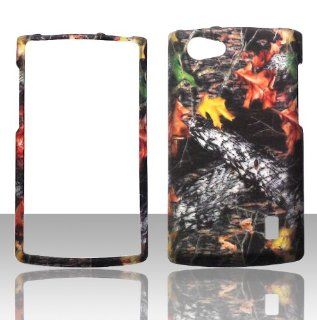 2D Camo Stem LG Optimus M+ Plus MS695 (MetroPCS) Case Cover Hard Protector Phone Cover Snap on Case Faceplates: Cell Phones & Accessories