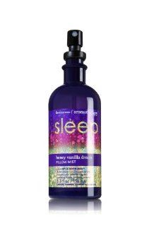 Bath and Body Works Aromatherapy Sleep Honey Vanilla Dream Lullaby & Good Night Pillow Mist 5.3 Oz  Beauty