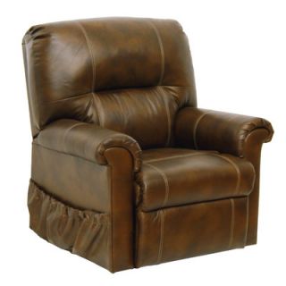 Catnapper Vintage Leather Chaise Recliner