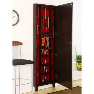 Hokku Designs Claire Wall Mounted Jewelry Armoire with Mirror