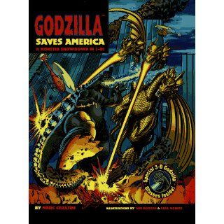 Godzilla Saves America: A Monster Showdown in 3 D!: (Includes punch out 3 D glasses): Rc Ceracini: 9780679880790: Books