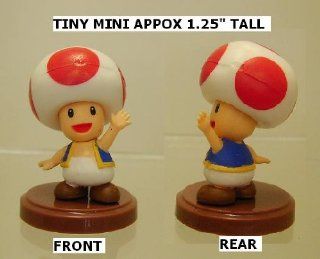 Furuta Super Mario Toad Figure ( Tiny Mini 1.25" Tall) Toys & Games