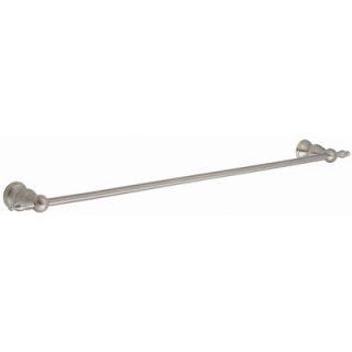Belle Foret Brass and Zinc Towel Bar with Knob Ends