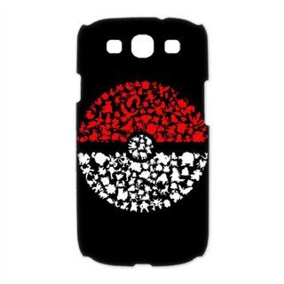 CTSLR Anime & Cartoon Theme Protective Hard Back Plastic Case Cover for Samsung Galaxy S3 I9300   1 Pack   Pokemon & Pokeball & Pikachu   4: Cell Phones & Accessories