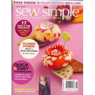 Sew Simple, Volume 11 Issue: Editors of SEW SIMPLE Magazine: Books