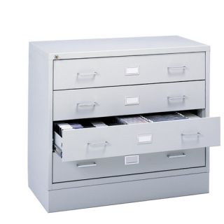 Four Drawer A/V Microform Storage Cabinet