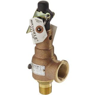 Kunkle 6010EDV01 KM0150 Bronze ASME Safety Relief Valve for Air/Gas, Viton Soft Seat, 150 Preset Pressure, 3/4" NPT Male Inlet x 1" NPT Female Outlet: Industrial Relief Valves: Industrial & Scientific