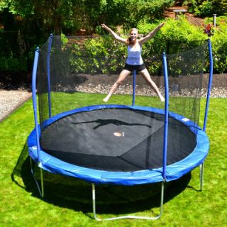 TramCore 12 Round Trampoline and Enclosure Combo with Basketball