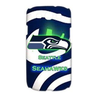Custom Personalized NFL Seattle Seahawks Logo White Samsung Galaxy S3 I9300/I9308/I939 Best Case Choice specialdesigner  Sports Fan Cell Phone Accessories  Sports & Outdoors