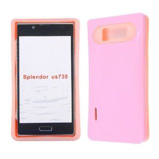 Plastic Cover on Solid Glow in Pink Skin LG Splendor Venice US730 Boost MobileU.S Cellular Case Cover Hard Phone Snap on Cover Case Protector Faceplates: Cell Phones & Accessories