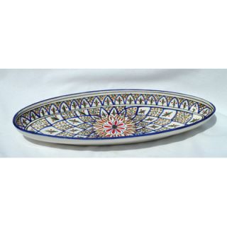 Le Souk Ceramique Tabarka Design 21 Oval Platter