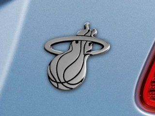 Miami Heat Thick Metal NBA Auto Emblem: Sports & Outdoors