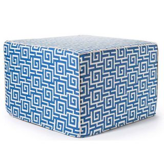 Puzzle Outdoor Ottoman in Blue