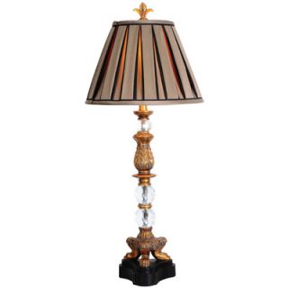 Couture, Inc. Golden Glamour 1 Light Bonsai Tree and Bird Table Lamp