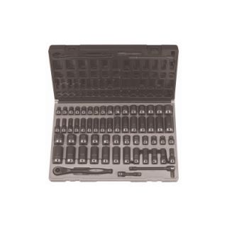 Grey Pneumatic 3/8 Dr. 59Pc Fract. & Metric Duo Socket Set   6 P