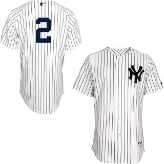 Majestic Athletic New York Yankees Derek Jeter Authentic Home Jersey   Size