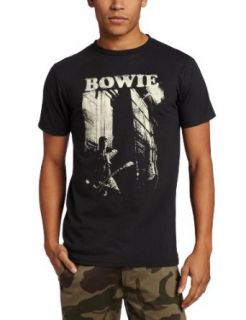 Impact Merchandising Men's David Bowie Guitar T Shirt: Clothing