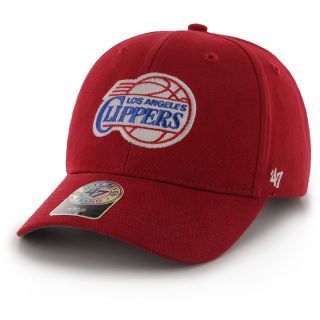 47 BRAND Mens Los Angeles Clippers MVP Adjustable Cap   Size: Adjustable, Red