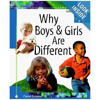 Why Boys and Girls Are Different (Learning about Sex): Carol Greene, Michelle Dorankamp: 9780570035626: Books