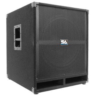 Seismic Audio Tremor_18 PW   Powered PA 18 Inch Subwoofer Speaker Cabinet: Musical Instruments