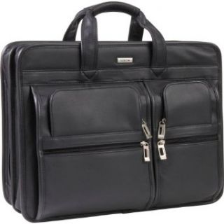 SOLO Classic Collection Leather Laptop Portfolio, Holds Notebook Computer up to 16 Inches, Black, N739 4 Computers & Accessories