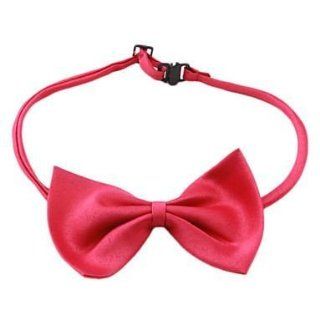 Elegant Adjustable Bowtie Collar Necklace for Dogs rose  Pet Health Care Supplies 