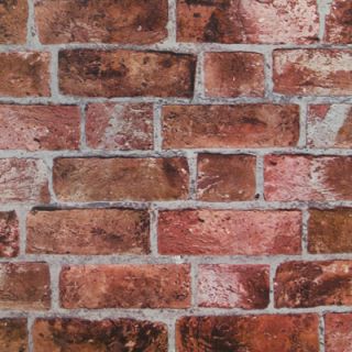 York Wallcoverings Modern Rustic Brick Wallpaper