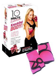 10 Minute Solution Knockout Body Workout Kit w/Weighted Gloves Movies & TV