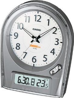 CASIO WAVE CEPTOR wave scepter analog radio clock alarm clock TTM 150J8JF temperature display calendar display (for both stations Fukushima and Kyushu) (Japan Import)   Travel Alarm Clocks