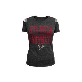 Atlanta Falcons 5th & Ocean NFL Womens Sleeve Stripe Team T Shirt : Sports Fan T Shirts : Sports & Outdoors
