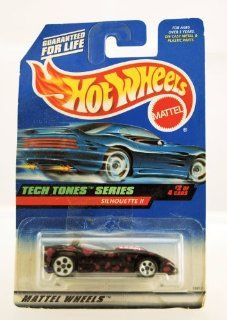 Hot Wheels   1998   Tech Tones Series   Silhouette II   Black & Purple   #2 of 4   Collector #746   Limited Edition   Collectible 1:64 Scale: Toys & Games