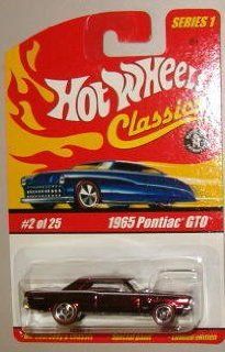 Hot Wheels Classic Series 1: 1965 Pontiac GTO #2 of 25 1:64 Scale Collectible Die Cast Car with a Special Spectraflame Paint: Toys & Games