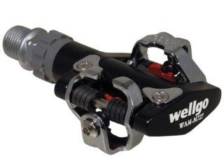Wellgo WAM M727   Dual sided SPD style clipless mountain pedal  Bike Pedals  Sports & Outdoors