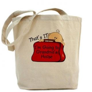 Going to Grandma's Funny Funny Tote Bag by CafePress: Clothing