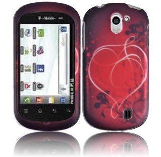 Heart On Stars Hard Case Cover for LG Doubleplay C729 LG Flip 2 II: Cell Phones & Accessories
