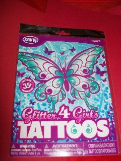 Savvi   Glitter 4 Girls Tattoos   35+ Temporary Tattoos in the Package: Everything Else