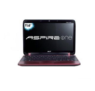 Acer Aspire One AO751h 1153 11.6 Inch Red Netbook   3+ Hour Battery Life: Computers & Accessories