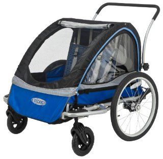 InStep Rocket 11 Bicycle Trailer, Blue/Grey : Child Carrier Bike Trailers : Sports & Outdoors