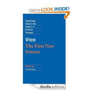 Vico: The First New Science (Cambridge Texts in the History of Political Thought) eBook: Gianbattista Vico, Leon Pompa: Kindle Store